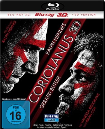 Coriolanus 3D (3D blu-ray)