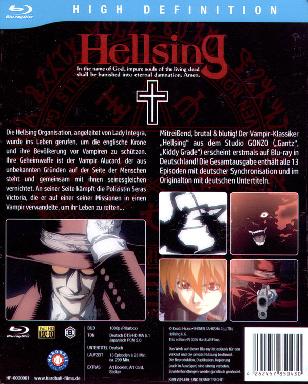 Hellsing - Gesamtausgabe - Steelbook - Special Edition  [2 BRs]  (Blu-ray Disc)