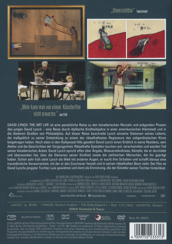 David Lynch - The Art Life  (DVD)