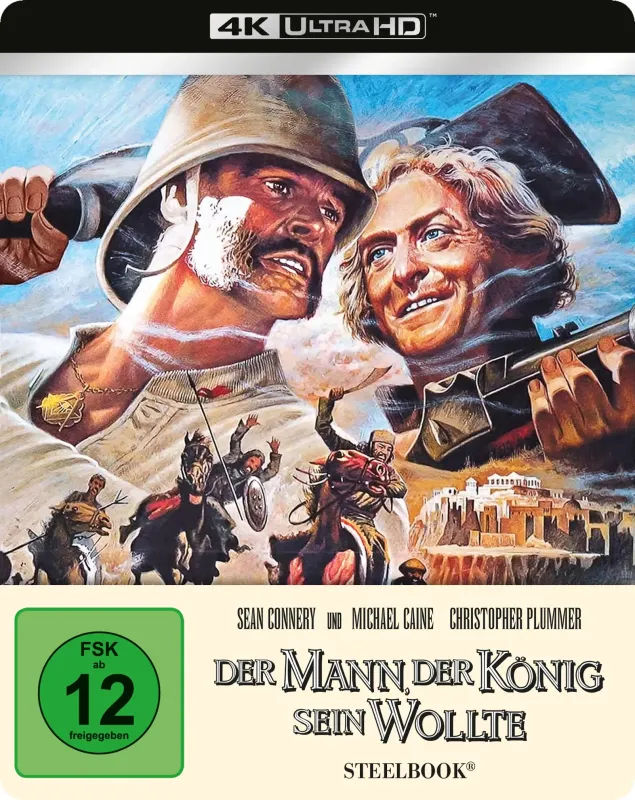 Der Mann, der König sein wollte - Limited Steelbook  (4K Ultra HD)