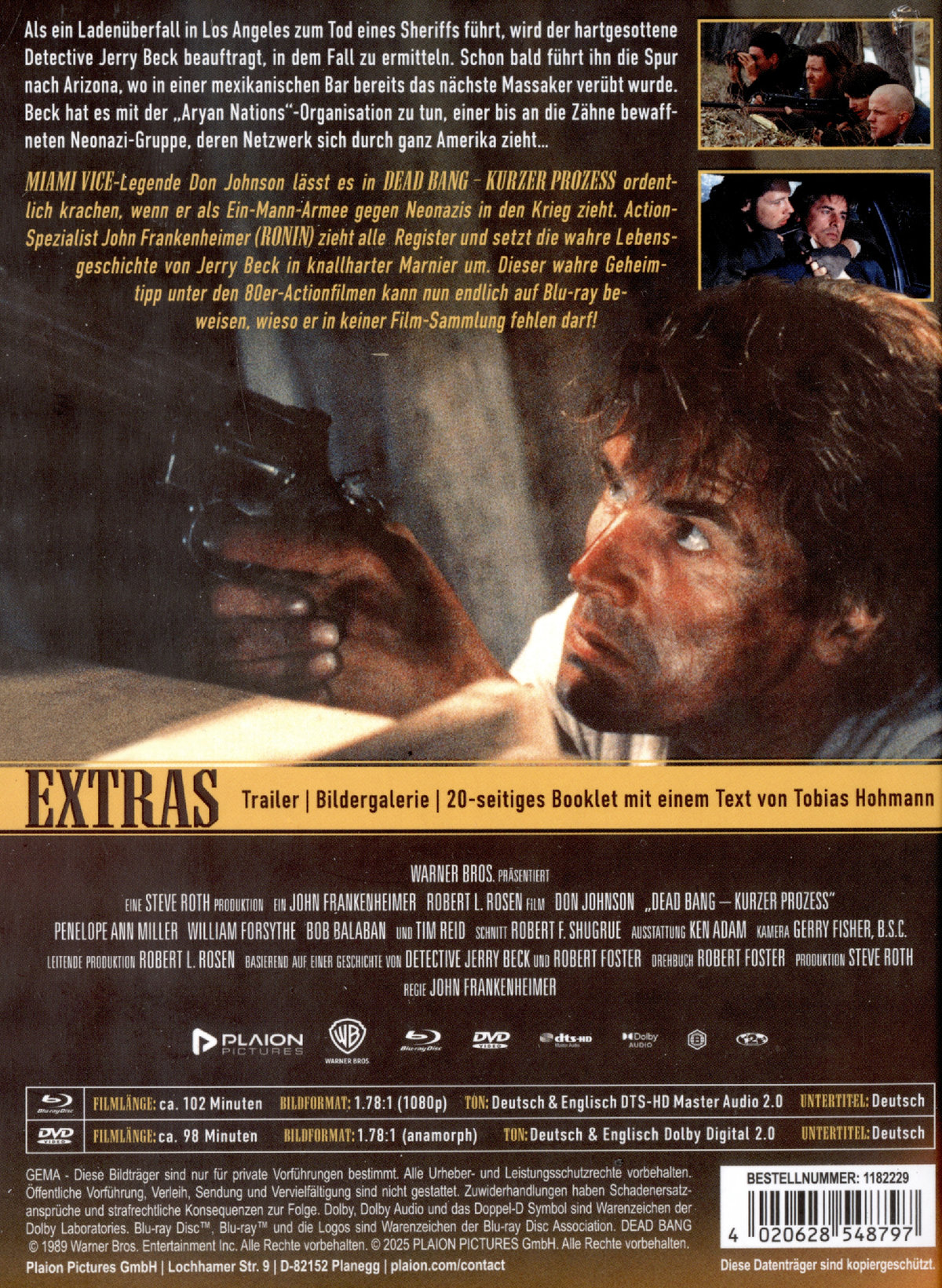 Dead Bang - Kurzer Prozess - Uncut Mediabook Edition  (Blu-ray+DVD)