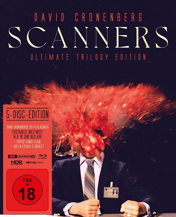 Scanners - Ultimate Trilogy Edition (4K Ultra HD+4 Blu-rays)