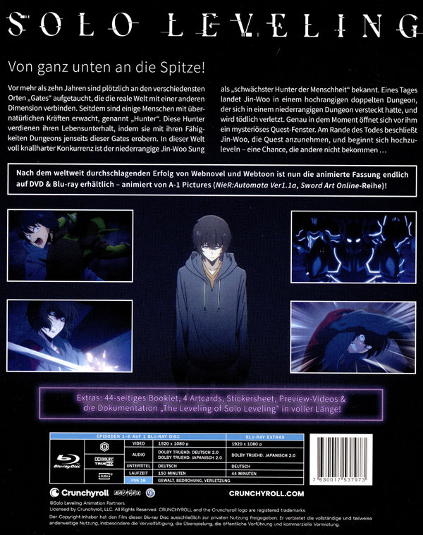 Solo Leveling - Staffel 1 - Vol.1 mit Sammelschuber  (Blu-ray Disc) Solo Leveling - Staffel 1 - Vol.1 mit Sammelschuber  (Blu-ray Disc)