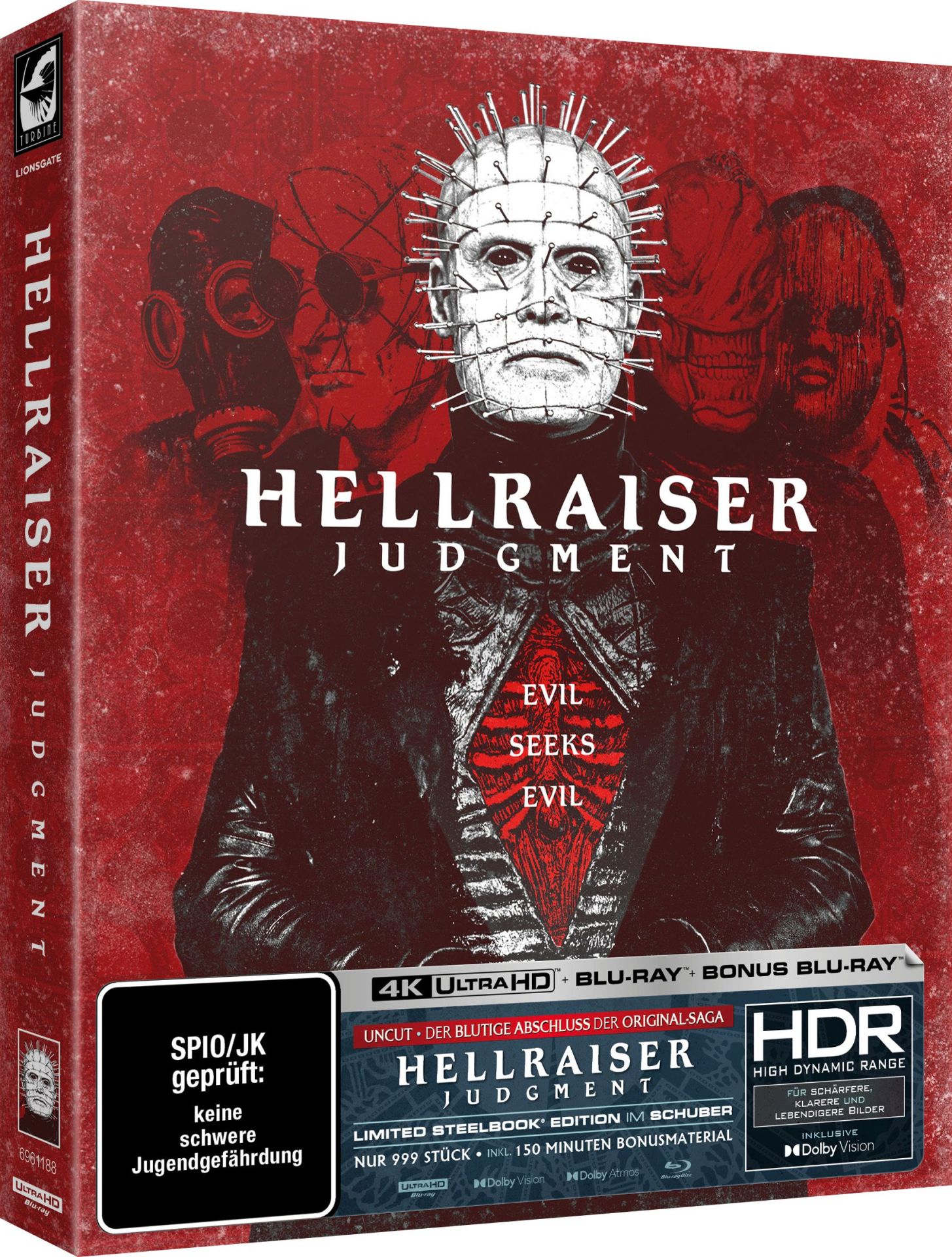 Hellraiser: Judgment - Uncut Steelbook Edition  (4K Ultra HD+blu-ray) (B)