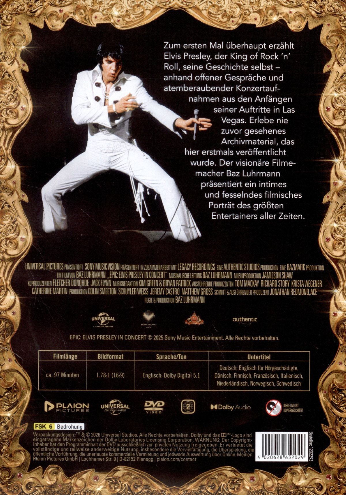 EPiC: Elvis Presley in Concert  (DVD)