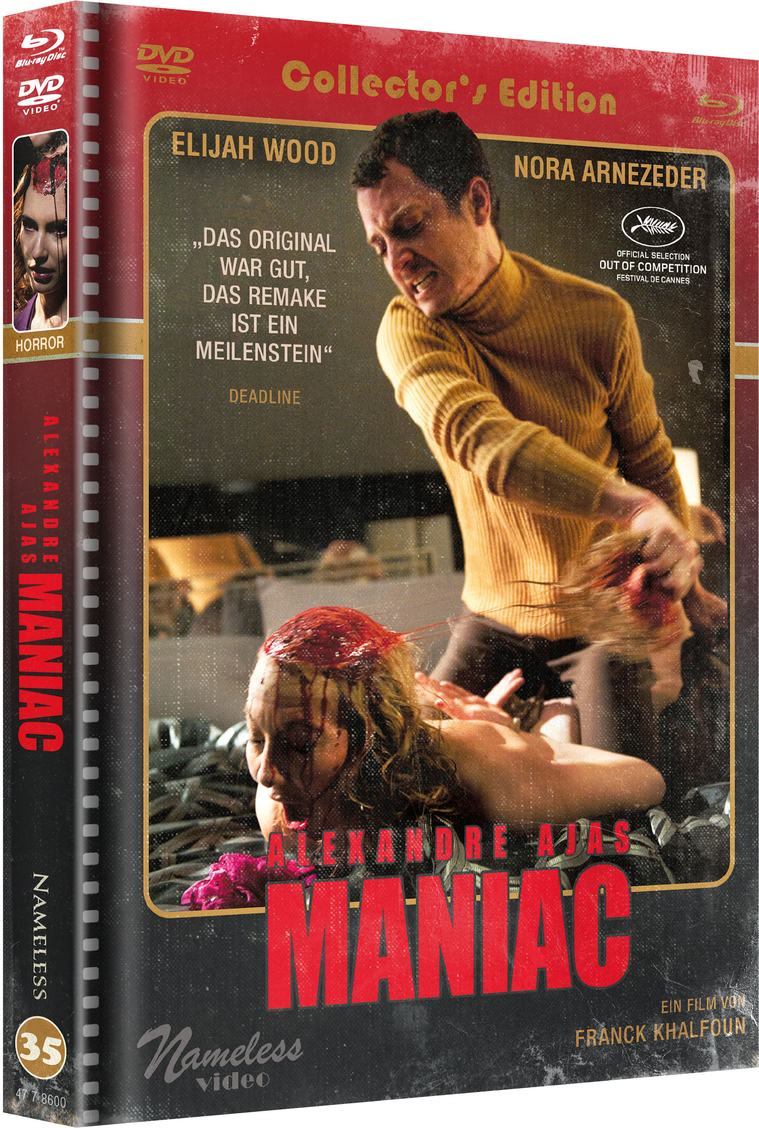 Maniac - Alexandre Aja - Uncut Mediabook Edition (DVD+blu-ray+4K Ultra HD) (Cover Retro)