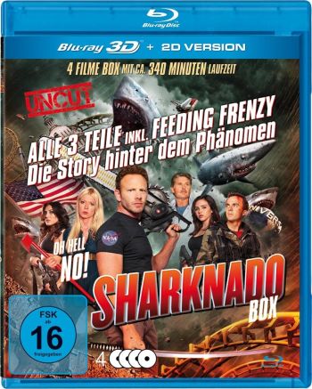 Sharknado 1-3 Box 3D (3D blu-ray)