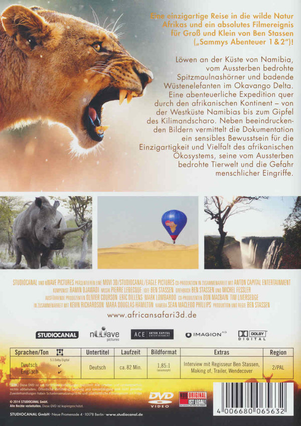 African Safari  (DVD)