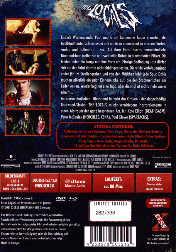 The Locals - Uncut Mediabook Edition  (DVD+blu-ray) (B)