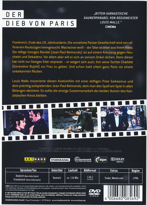 Der Dieb von Paris - Digital Remastered  (DVD)
