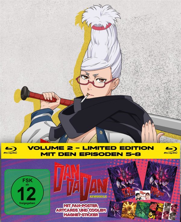 DAN DA DAN - Staffel 2, Volume 2 LTD. - Mit Fan-Poster, Artcards und Magnet-Sticker  (Blu-ray Disc)