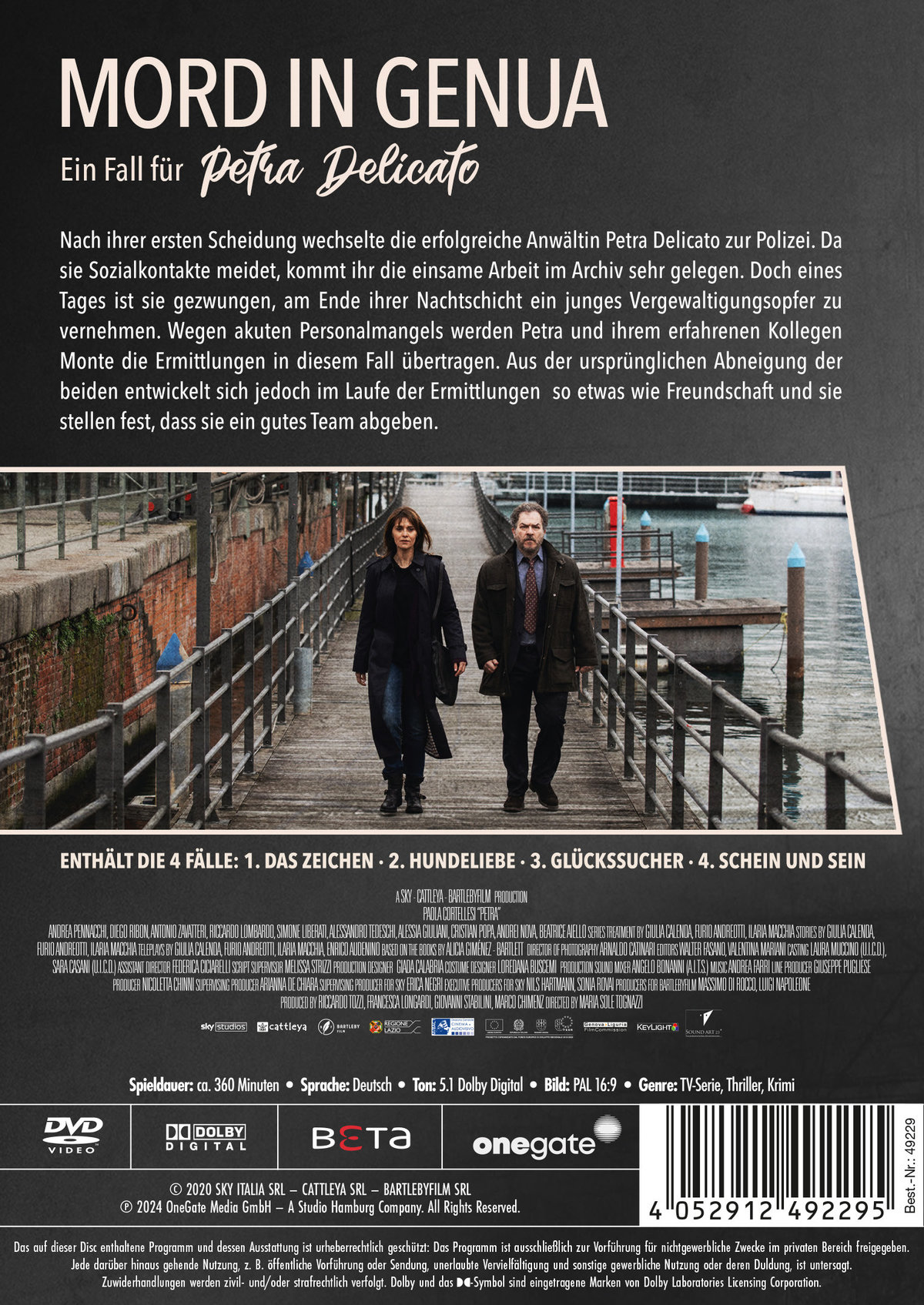 Mord in Genua - Ein Fall für Petra Delicato  [4 DVDs]  (DVD)