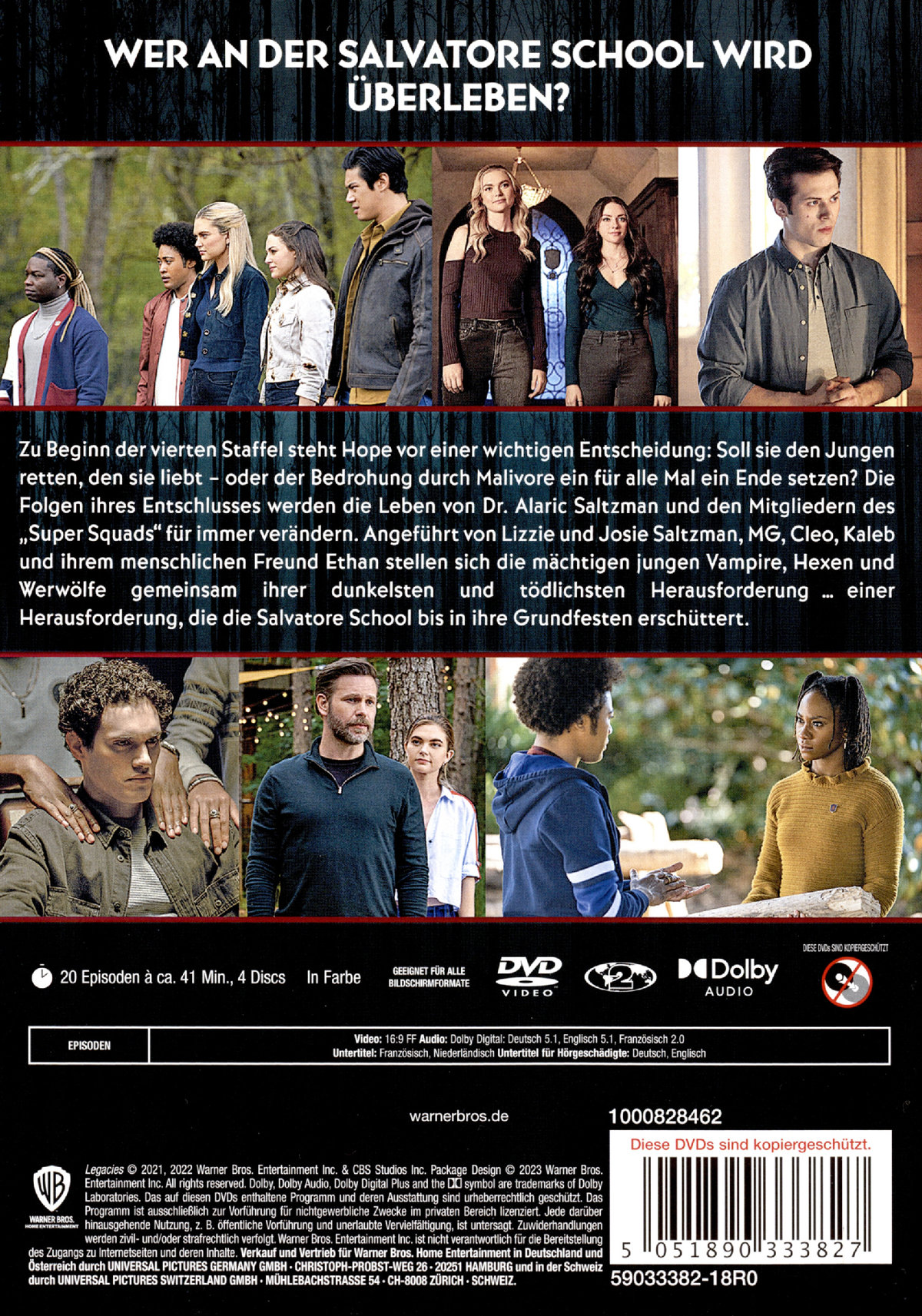 Legacies: Staffel 4  [4 DVDSs]  (DVD)