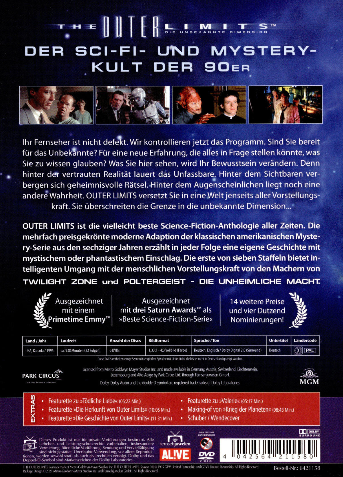 Outer Limits - Die unbekannte Dimension - Staffel 1