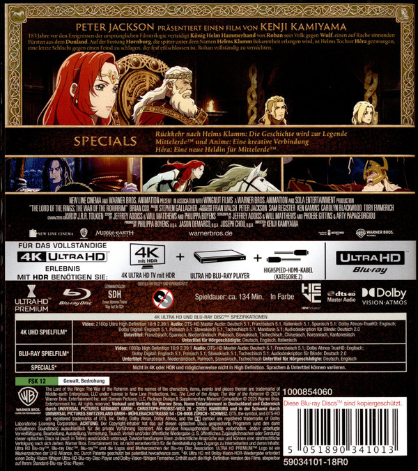 Der Herr der Ringe: Die Schlacht der Rohirrim  (4K Ultra HD) (+ Blu-ray)  Der Herr der Ringe: Die Schlacht der Rohirrim  (4K Ultra HD) (+ Blu-ray)