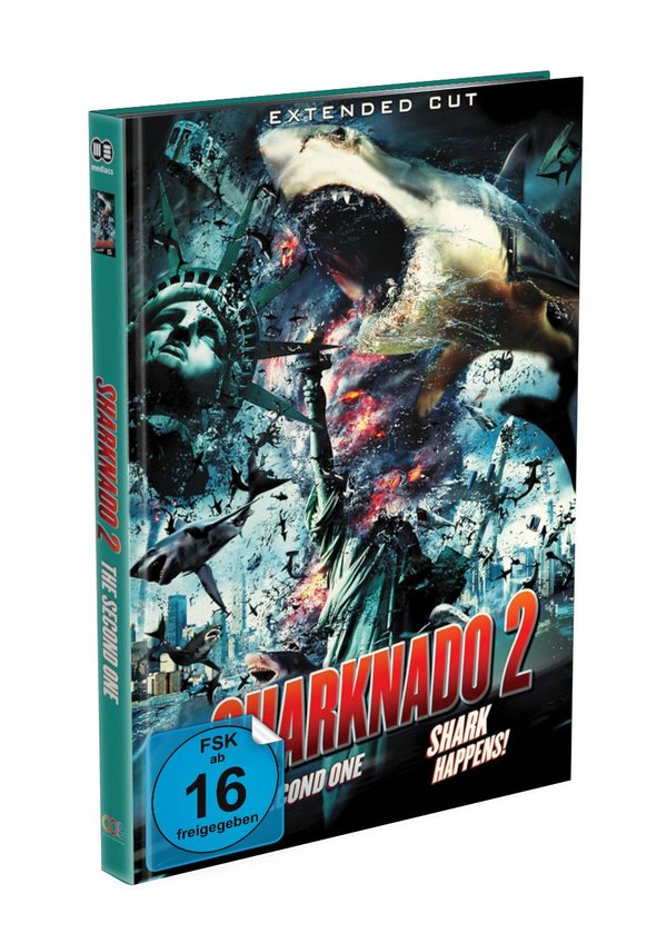 Sharknado 2 - The Second One - Extended Cut - Limited Mediabook Edition (DVD+blu-ray)
