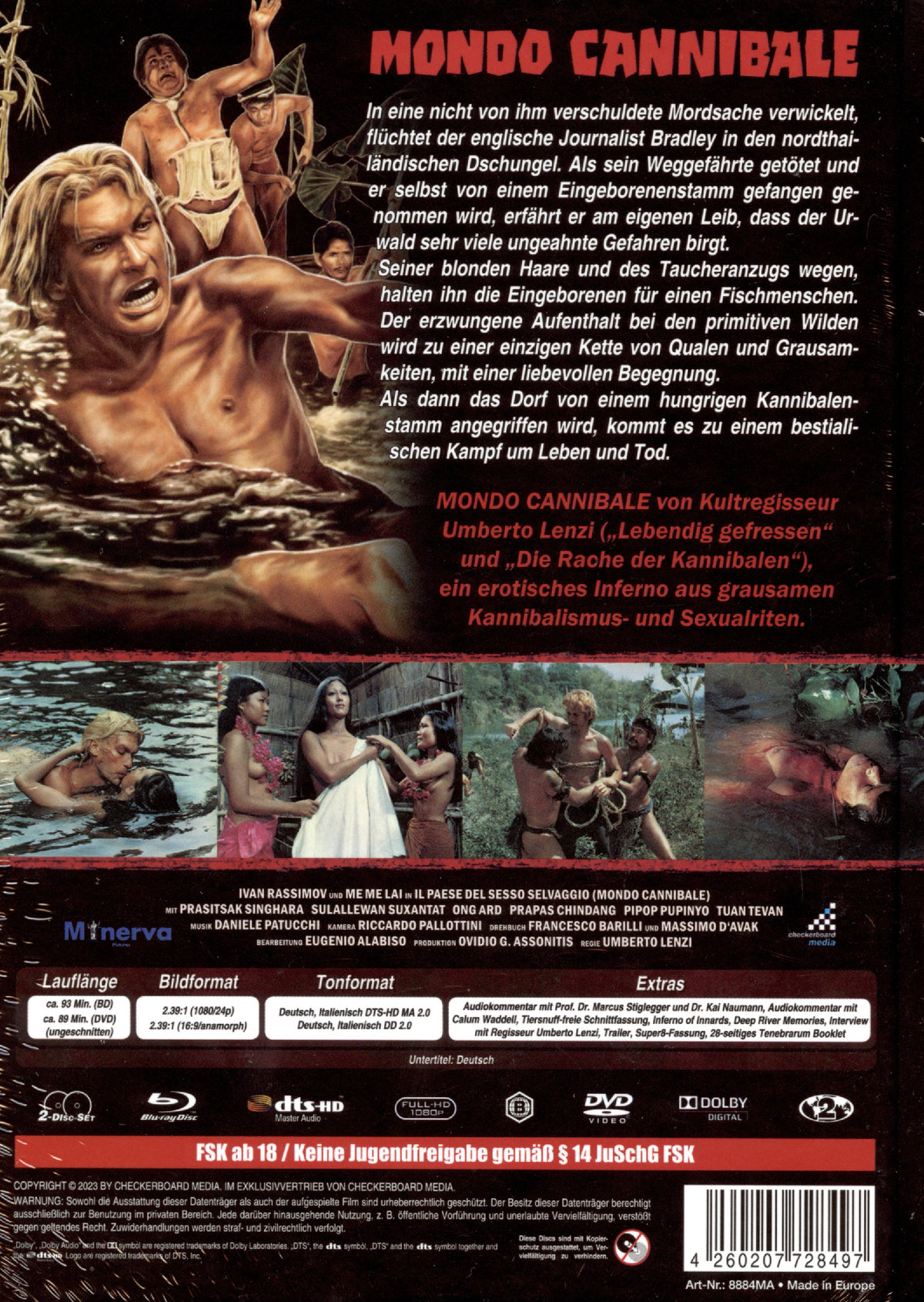 Mondo Cannibale - Uncut Mediabook Edition  (DVD+blu-ray) (A) (84er)