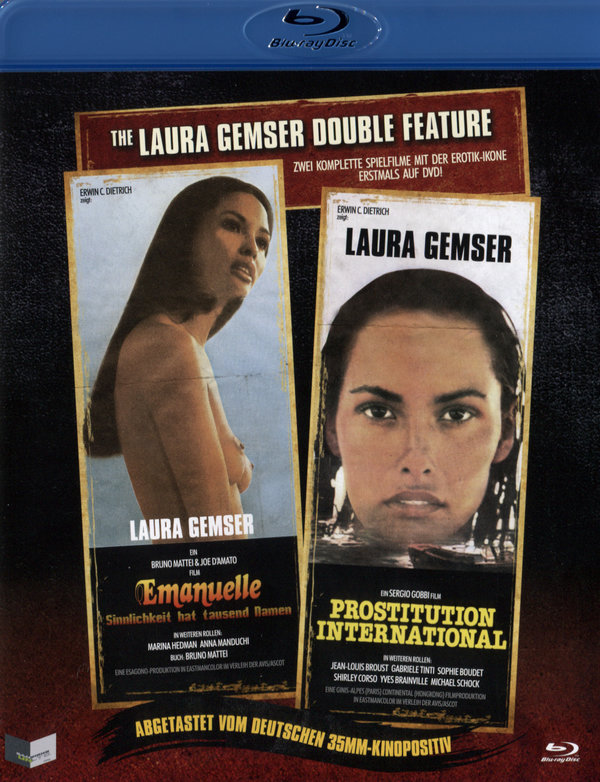 Laura Gemser Double Feature - Emanuelle - Sinnlichkeit.../Prostitution International (blu-ray)