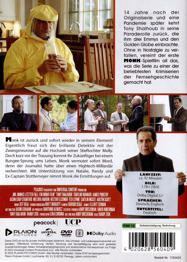 Mr. Monks letzter Fall  (DVD)