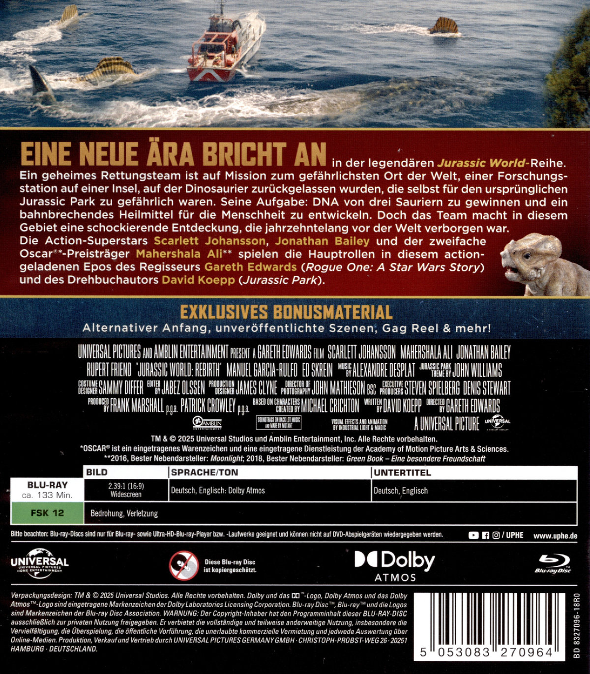 Jurassic World: Die Wiedergeburt  (Blu-ray Disc)