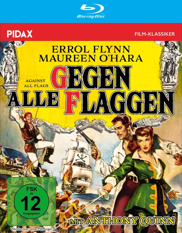 Gegen alle Flaggen (Against All Flags)  / Furioses Piraten-Abenteuer mit Errol Flynn und Anthony Quinn (Pidax Film-Klassiker)  (Blu-ray Disc) Gegen alle Flaggen (Against All Flags)  / Furioses Piraten-Abenteuer mit Errol Flynn und Anthony Quinn (Pidax Film-Klassiker)  (Blu-ray Disc)