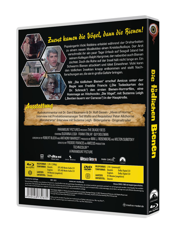 Tödlichen Bienen, Die - Uncut Edition (DVD+blu-ray)