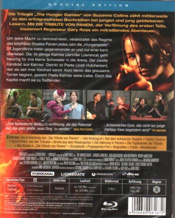Tribute von Panem, Die - The Hunger Games - Special E. (blu-ray