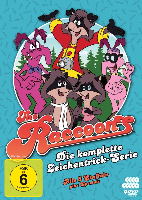 Die Raccoons - Die komplette Zeichentrickserie (5 Staffeln plus Specials)  [9 DVDs]  (DVD)