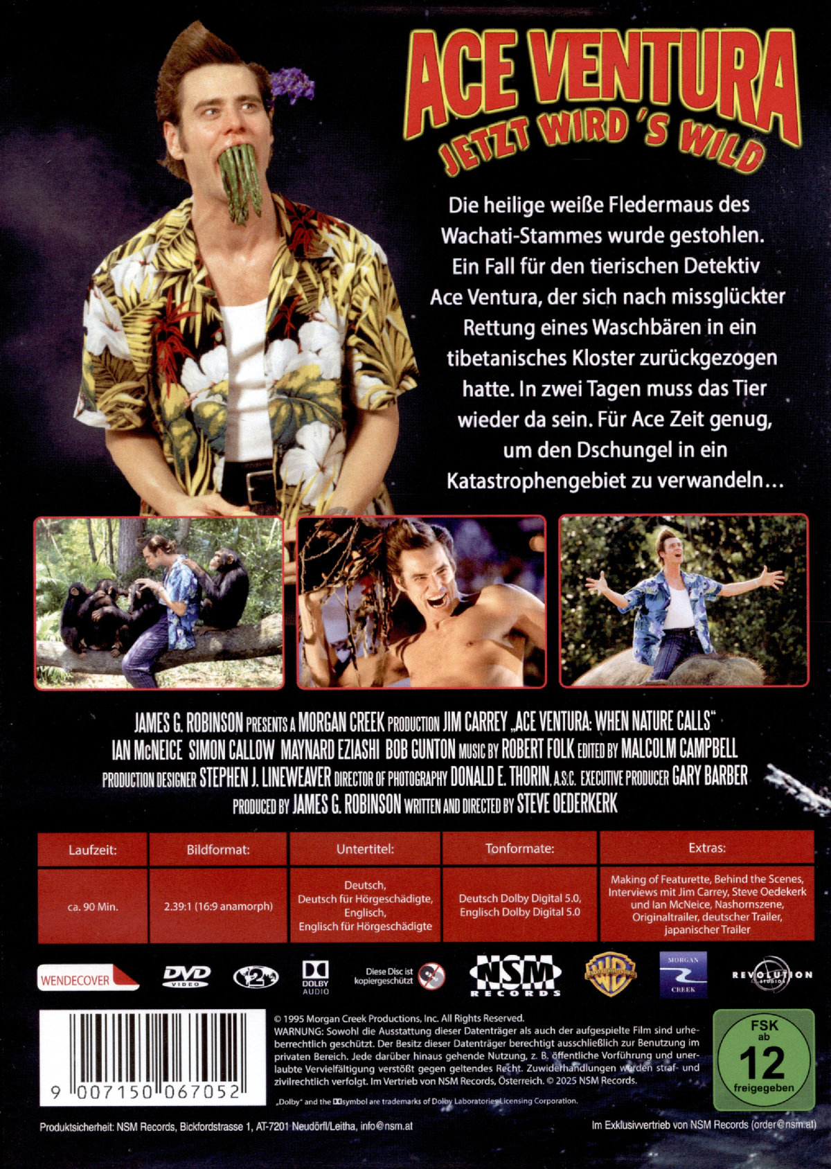 Ace Ventura 2 - Jetzt wird's wild  (DVD)