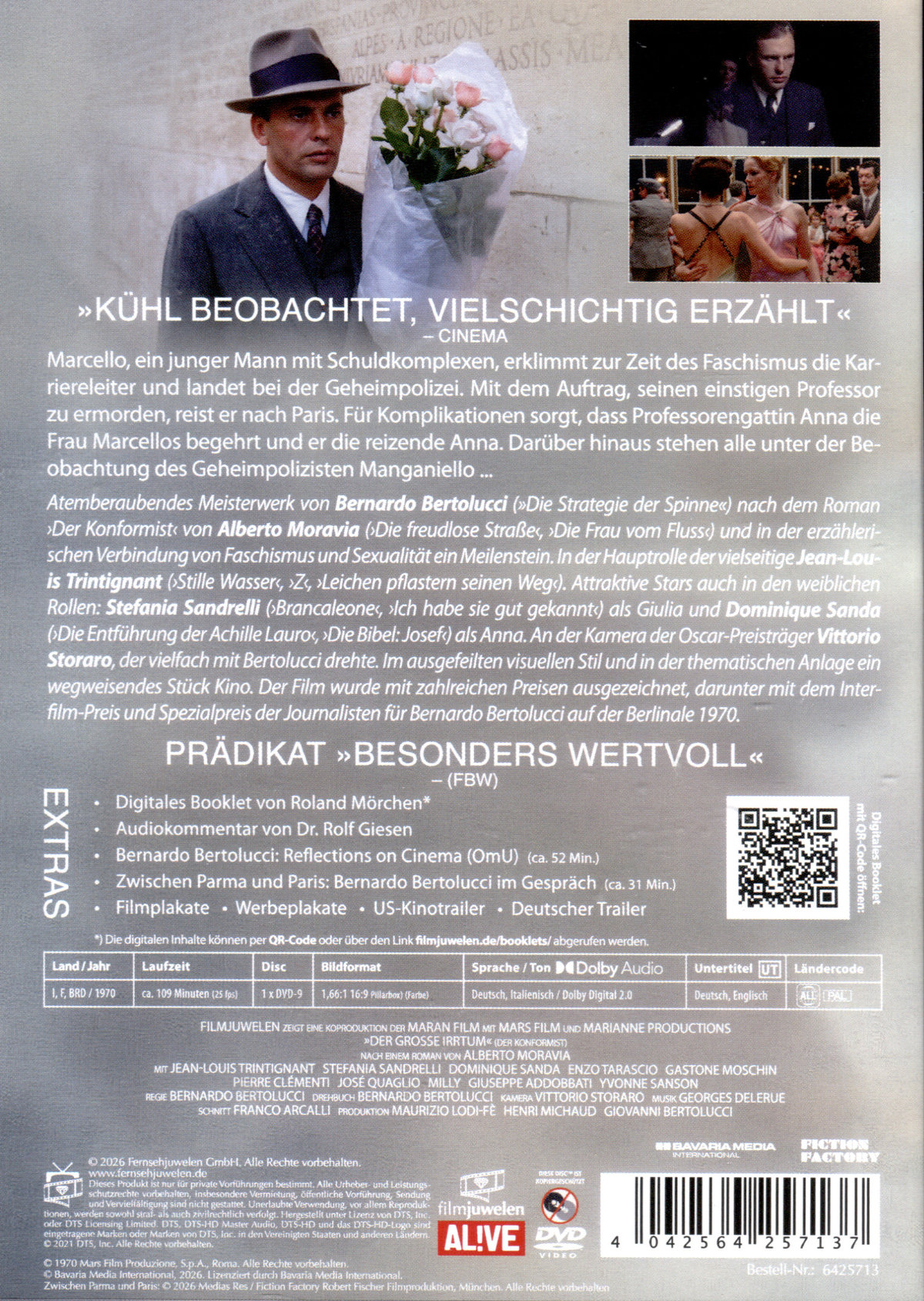Der große Irrtum (Der Konformist) (Filmjuwelen)  (DVD)