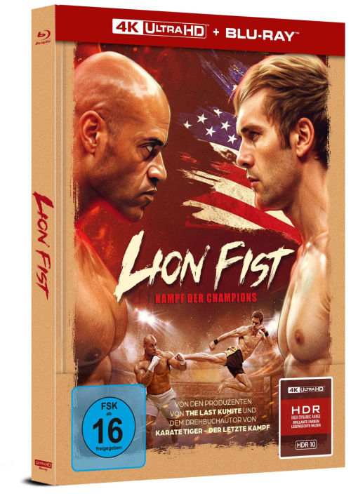 Lion Fist - Kampf der Champions - Uncut Mediabook Edition  (4K Ultra HD+blu-ray)