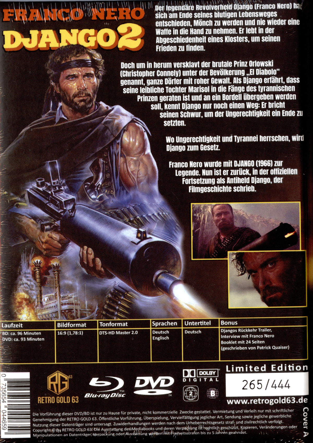 Django 2 - Uncut Mediabook Edition  (DVD+blu-ray)