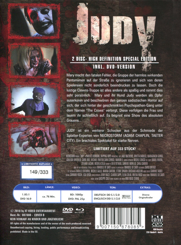 Judy - Uncut Mediabook Edition (DVD+blu-ray) (B)