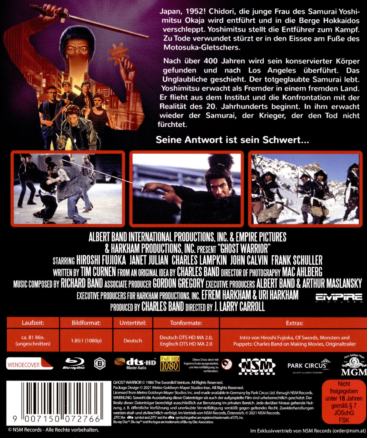 Swordkill - Ghost Warrior - Uncut Edition (blu-ray)