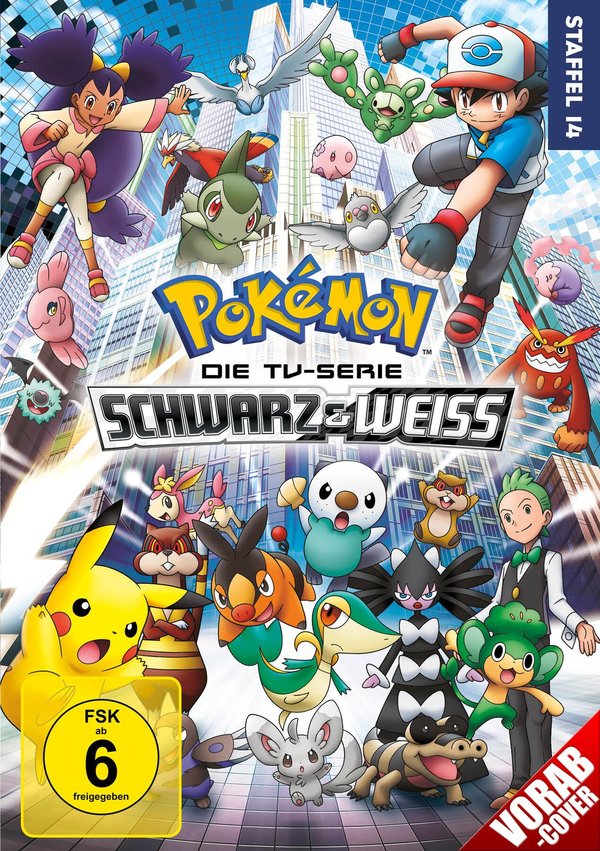 Pokémon - Die TV-Serie: Schwarz und Weiß - Staffel 14  [6 DVDs]  (DVD)