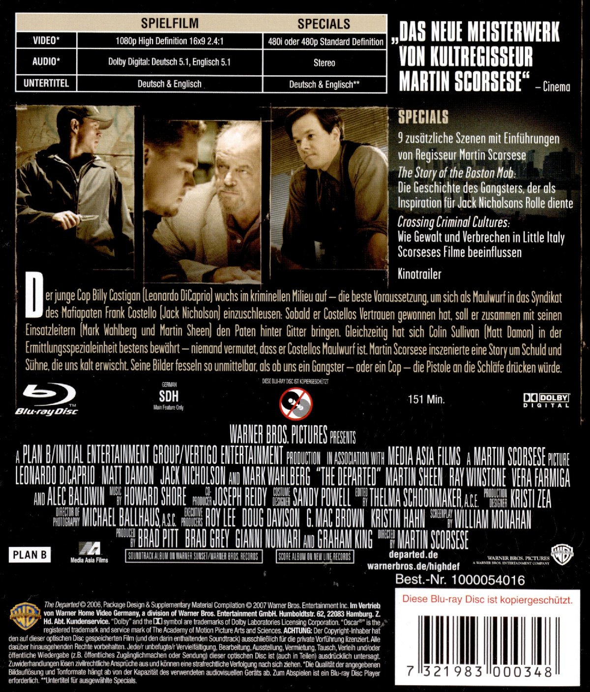 Departed - Unter Feinden (blu-ray) Departed - Unter Feinden (blu-ray)
