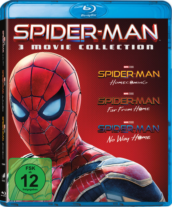 Spider-Man - Homecoming, Far From Home, No Way Home - Home Bundle (blu-ray)