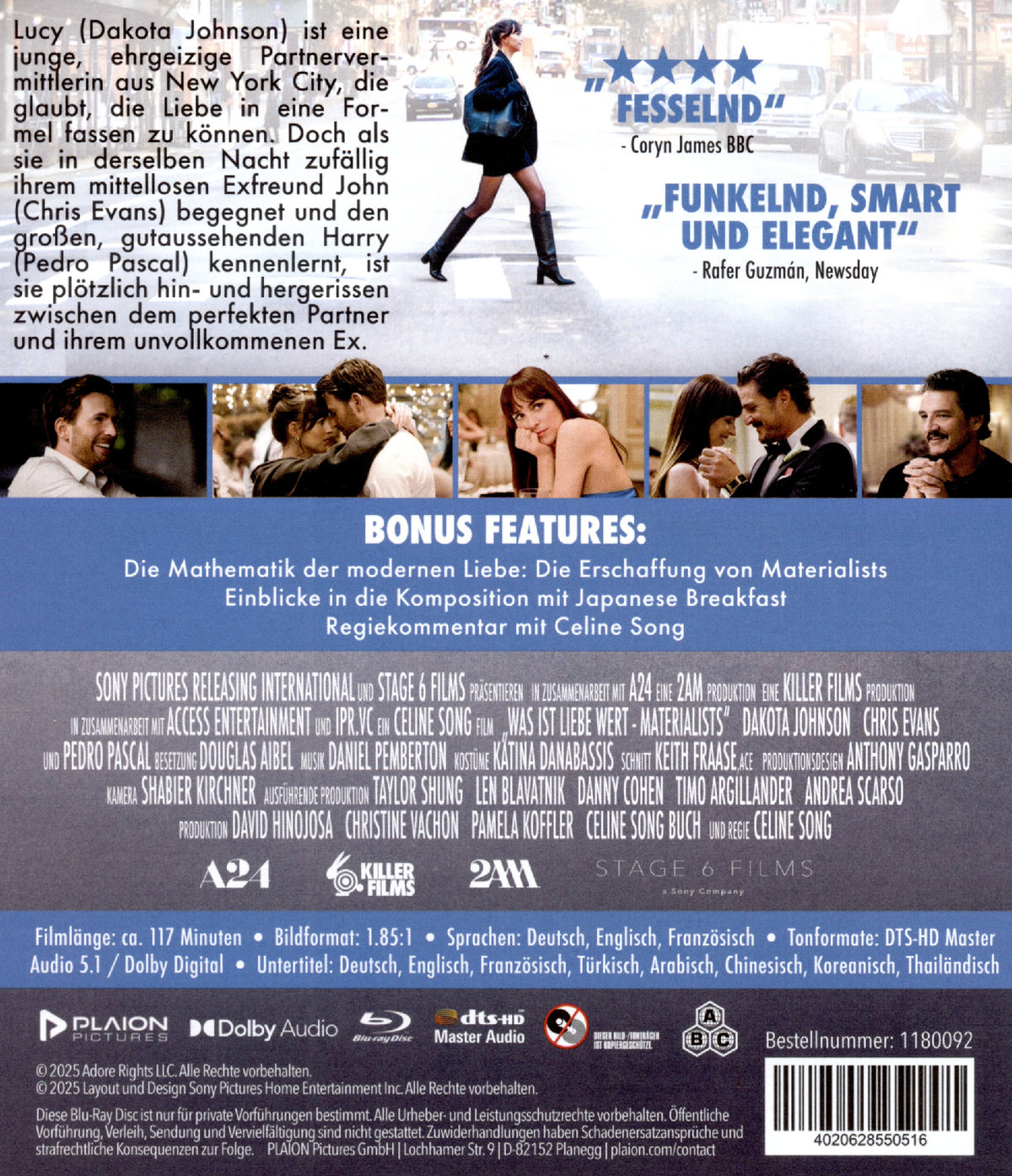 Was ist Liebe wert - Materialists  (Blu-ray Disc)