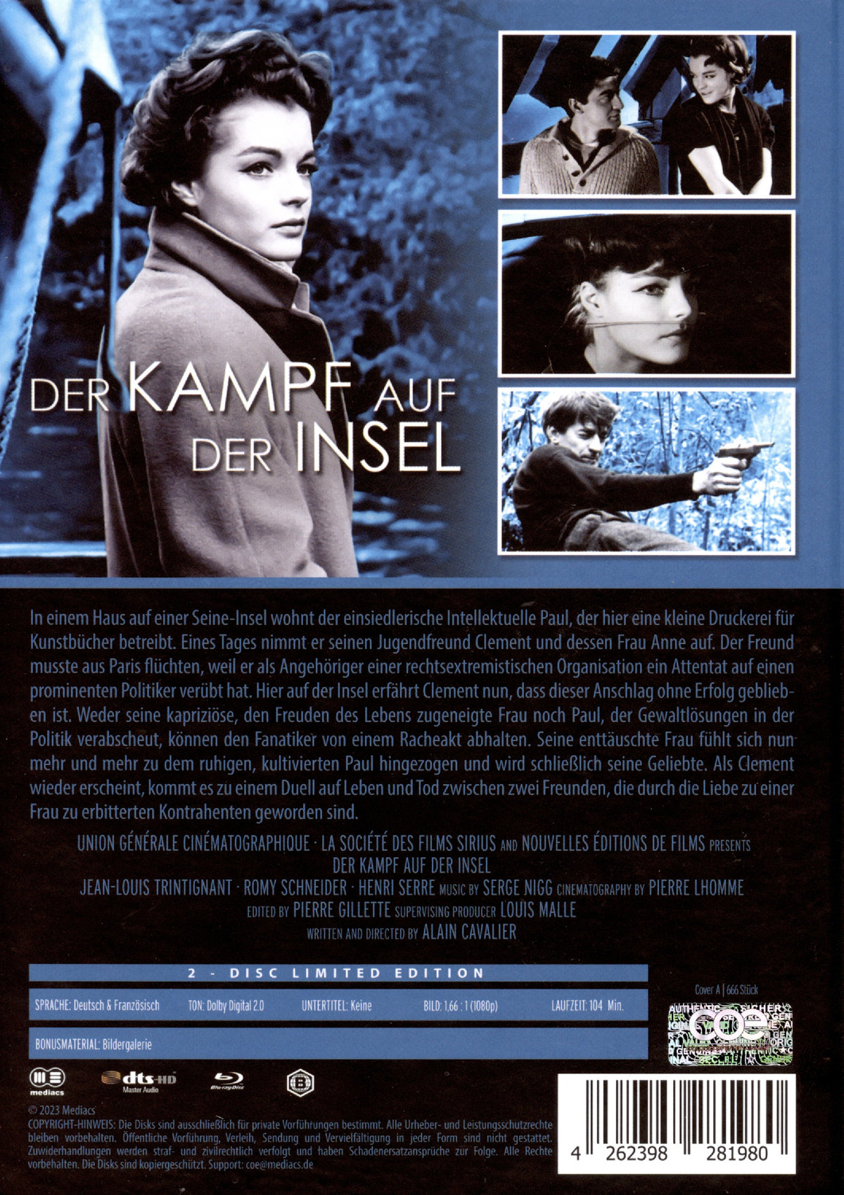 DER KAMPF AUF DER INSEL - Uncut Mediabook Edition  (DVD+blu-ray) (A)