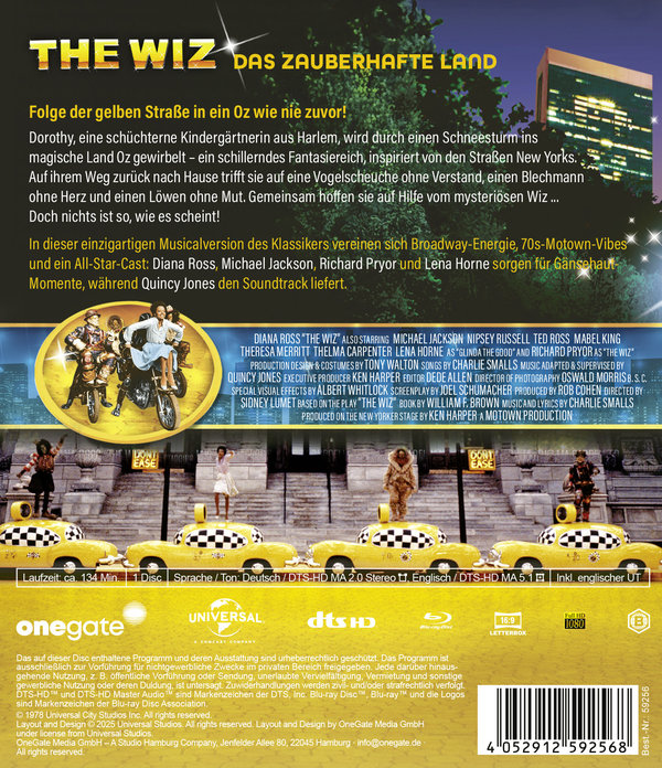 The Wiz - Das zauberhafte Land  (Blu-ray Disc)