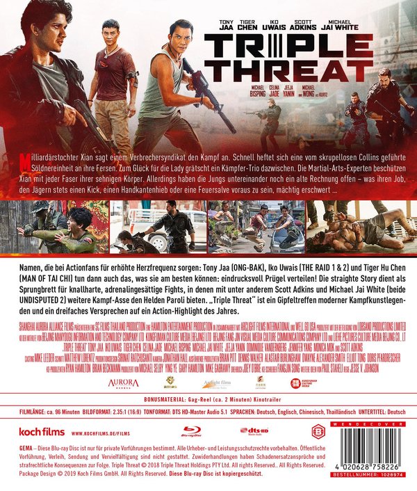 Triple Threat (blu-ray)