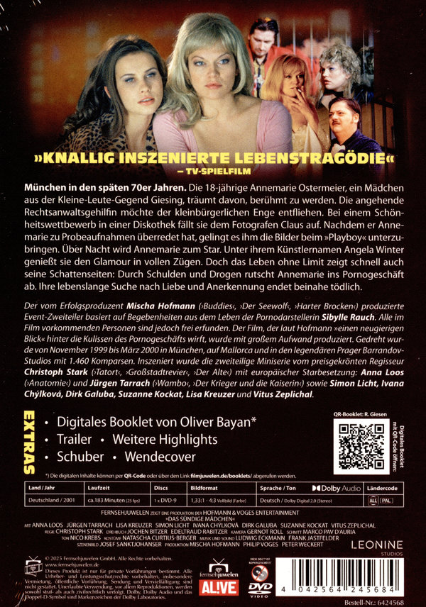 Das sündige Mädchen - Der komplette Zweiteiler (Fernsehjuwelen)  (DVD)