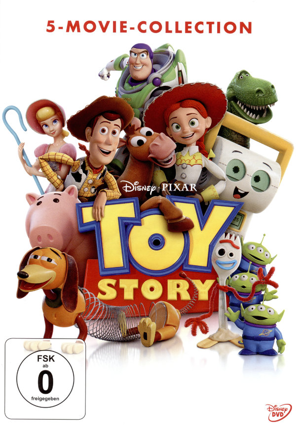 Toy Story 1-5 - 5-Movie Collection  [5 DVDs]  (DVD)