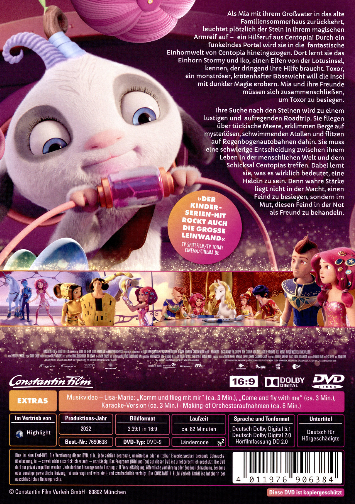 Mia and me - Das Geheimnis von Centopia  (DVD)