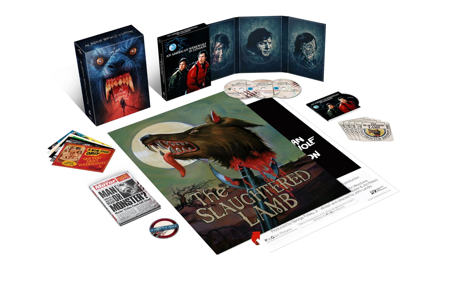 An American Werewolf in London - Woolston Artwork (blu-ray)