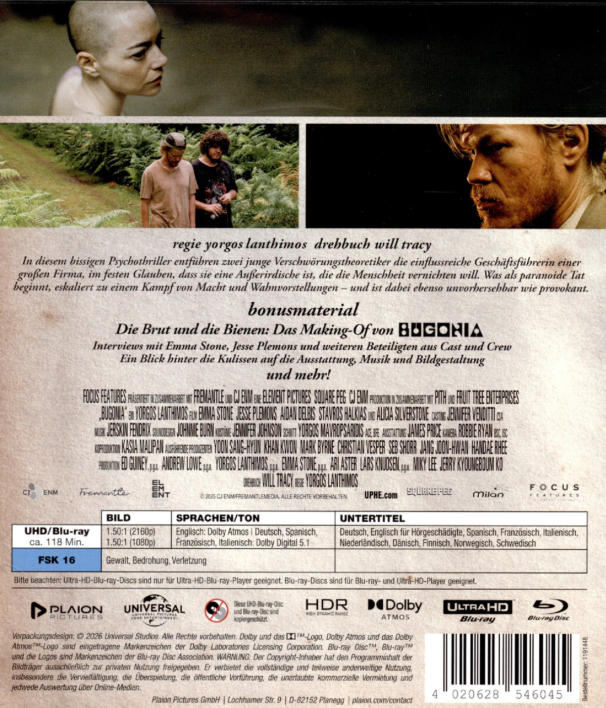 Bugonia  (4K Ultra HD+blu-ray)