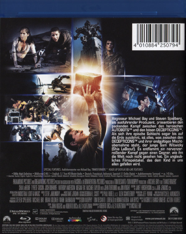Transformers (blu-ray)