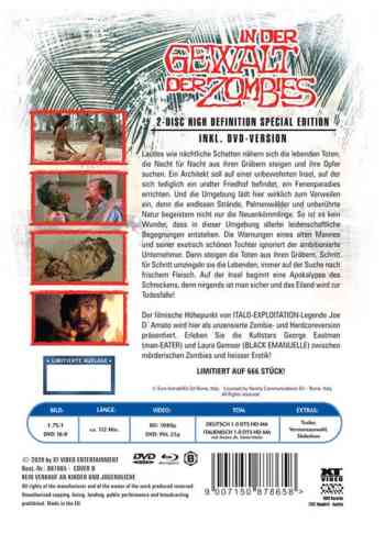 In der Gewalt der Zombies - Uncut Mediabook Edition (DVD+blu-ray) (B)