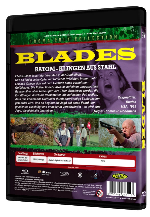 Blades - Klingen aus Stahl - Uncut Edition  (blu-ray)
