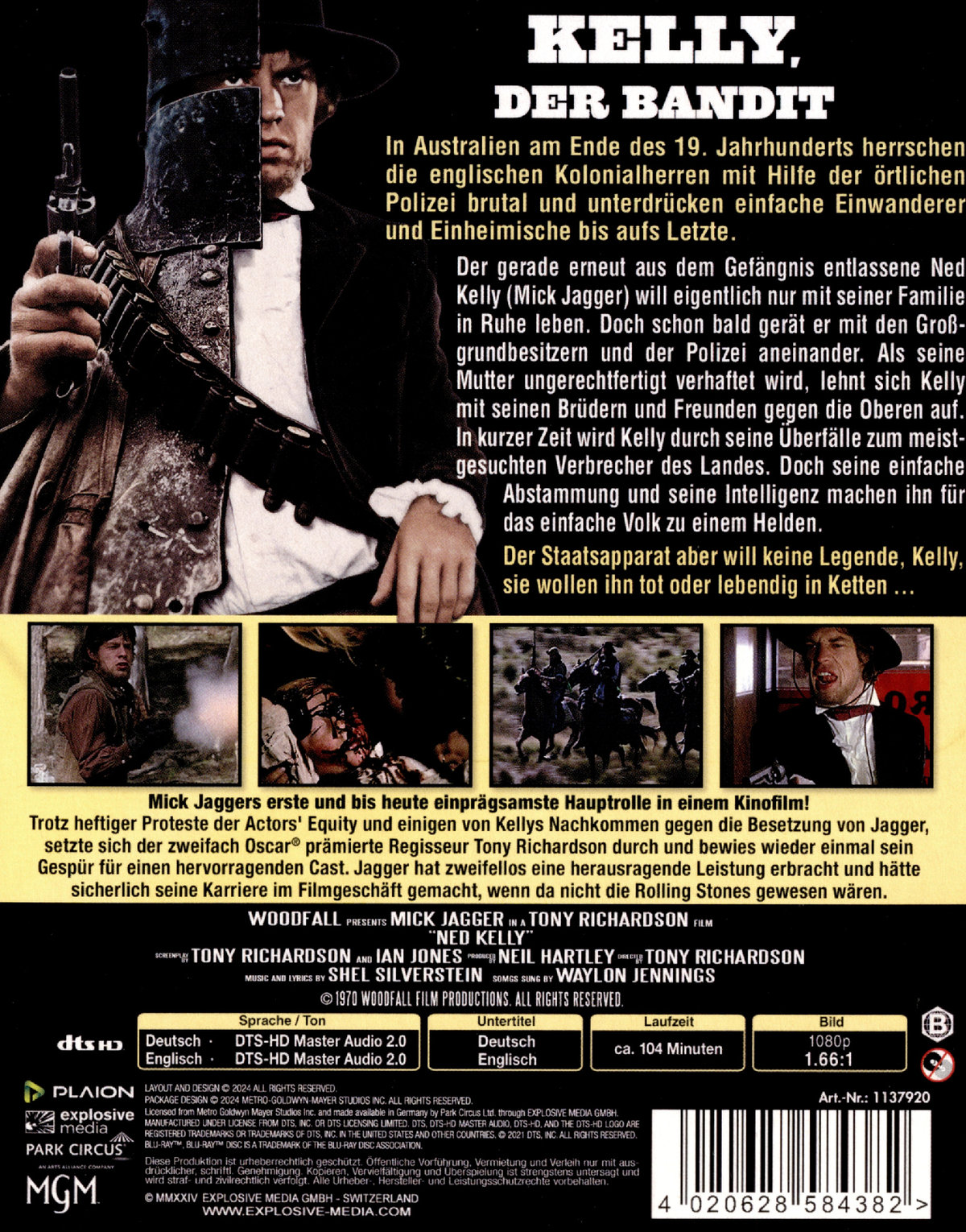 Kelly der Bandit (blu-ray)